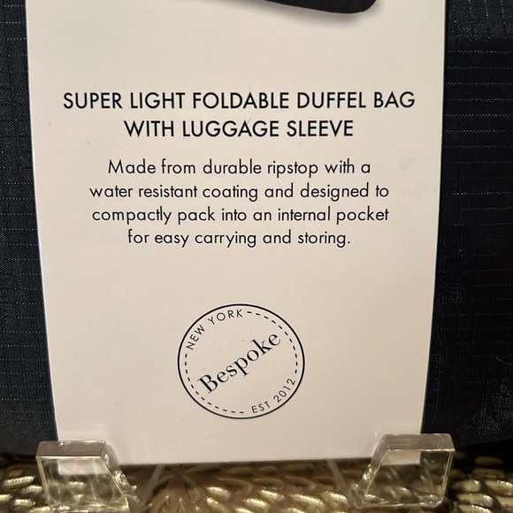 Bespoke Travel Essential Foldable Duffel XL - Picture 3 of 8